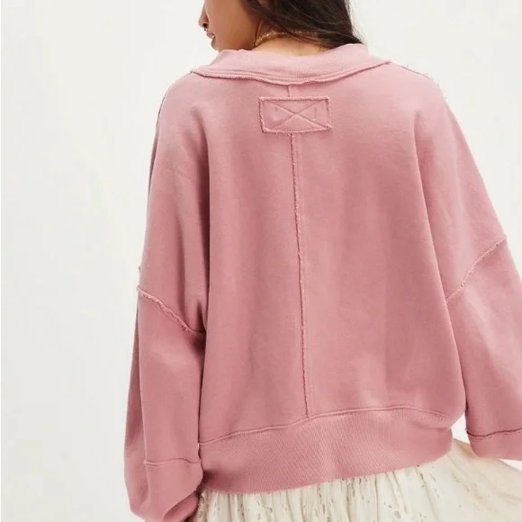 Free People we The Free Hi-Lo Pullover - Picture 1 of 5